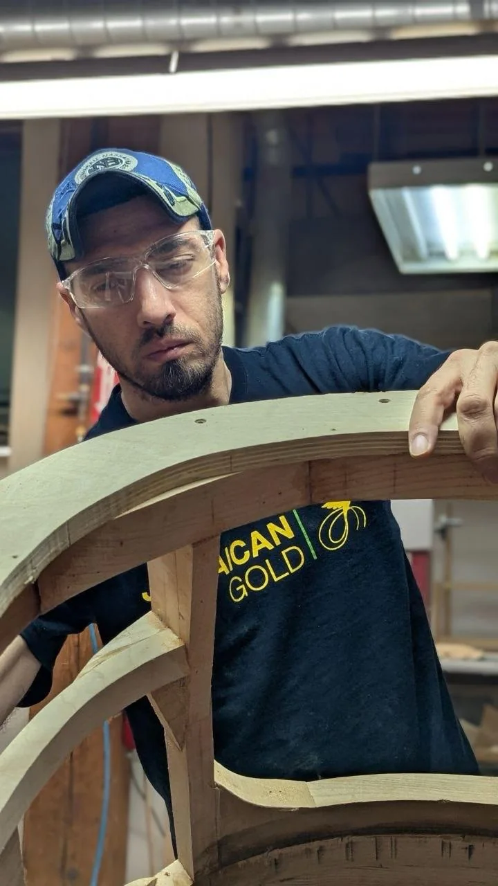 Curved Wood Furniture Fabrication