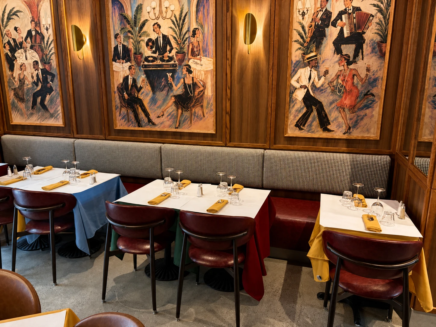 Restaurant Banquette & Wall Millwork
